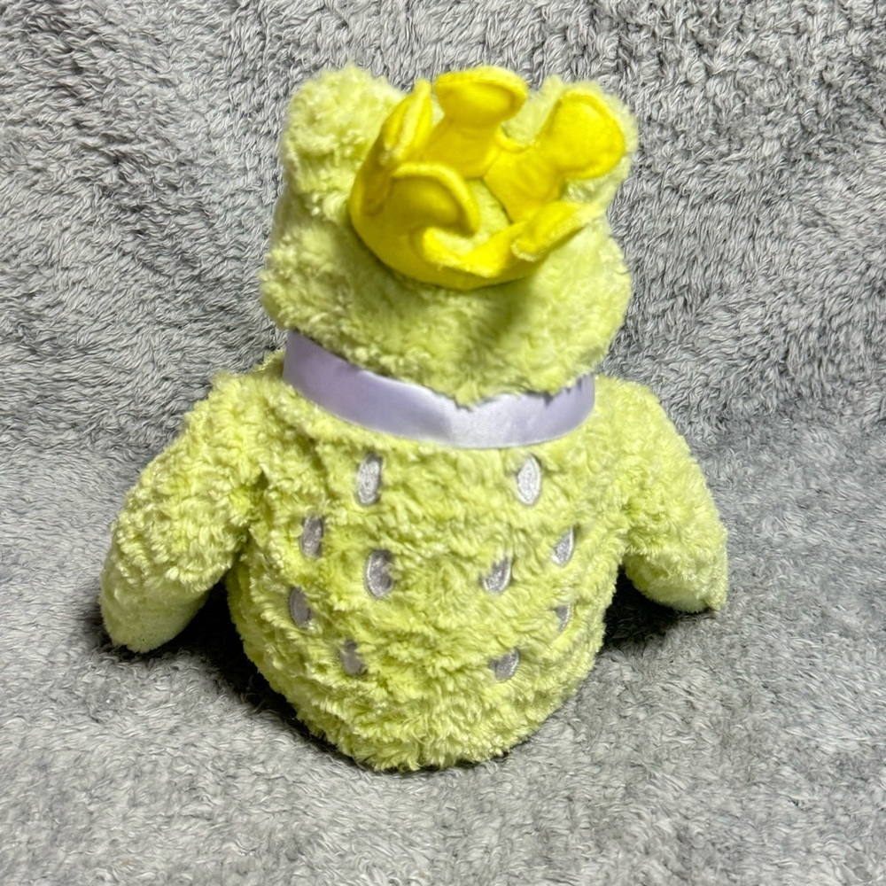 Wendy Bellissimo Green Frog Plush Stuffed Animal 16” Soft Cuddle Toy Satin Bow - Picture 5 of 8